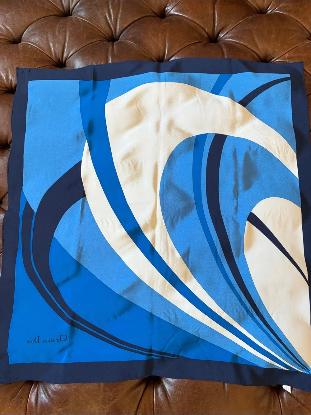 Christian Dior Square Silk Scarf